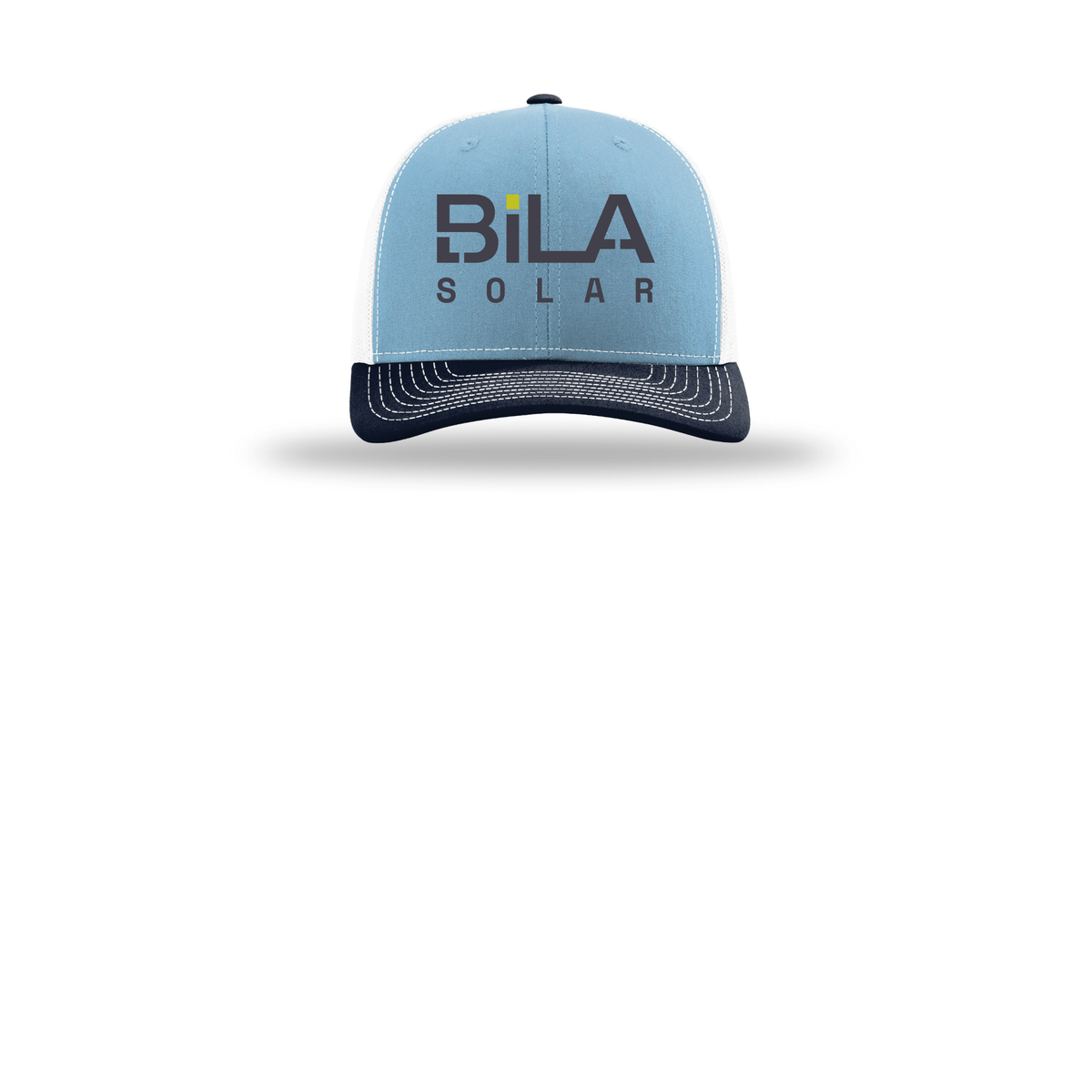 bilasolar-richardson-trucker-cap-embroidery-capfront-R112-columbiabluewhitenavy-flat-front