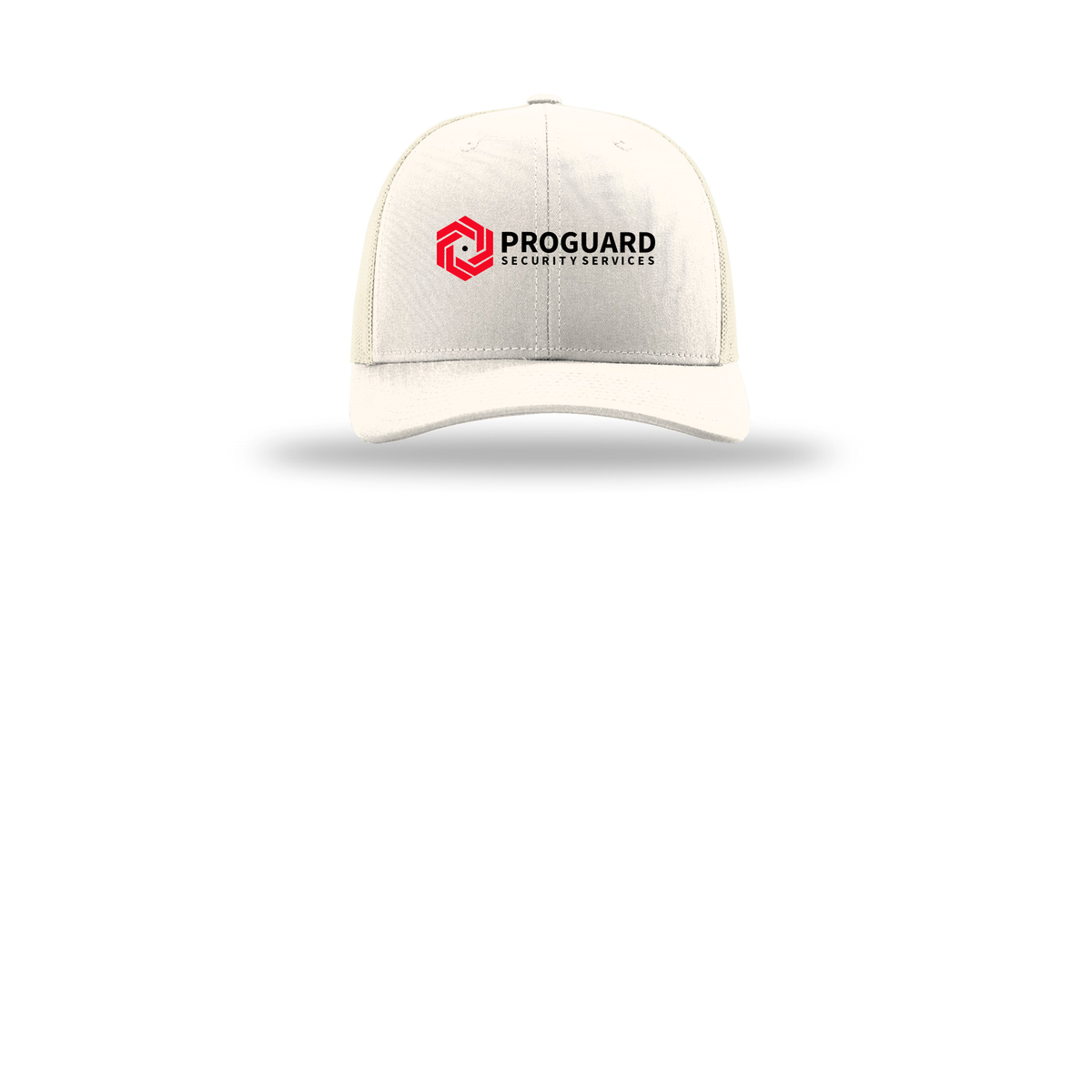 proguardsecurityservices-richardson-trucker-cap-embroidery-capfront-R112-cream-flat-front