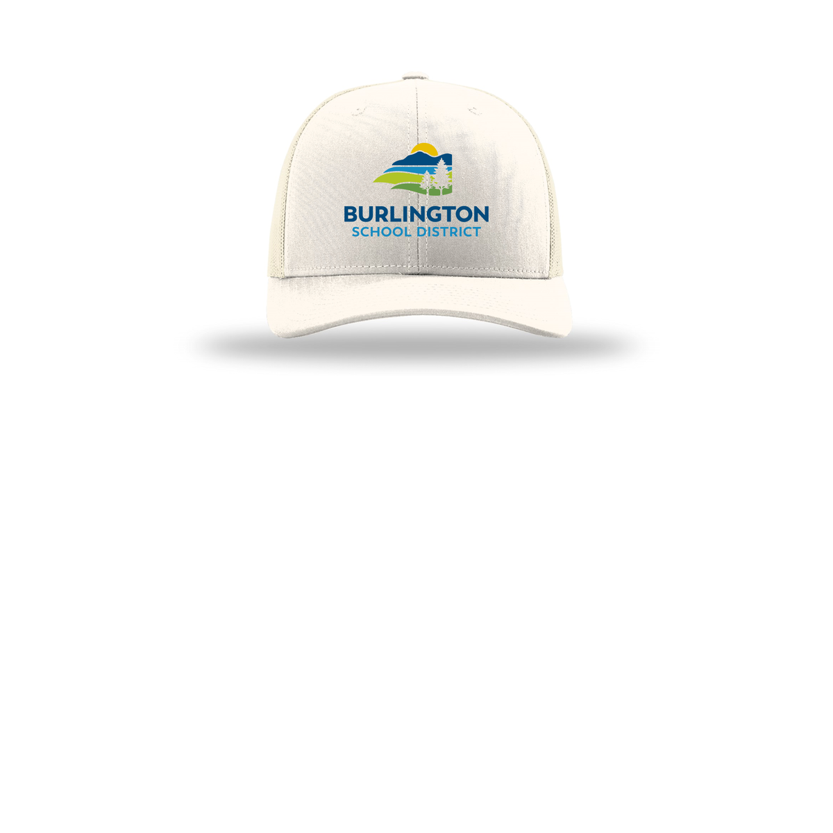 bsdvt-richardson-trucker-cap-embroidery-capfront-R112-cream-flat-front