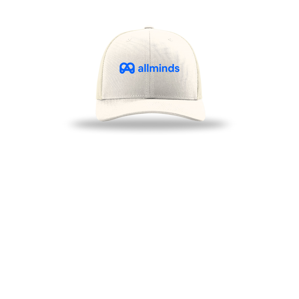 getallminds-richardson-trucker-cap-embroidery-capfront-R112-cream-flat-front