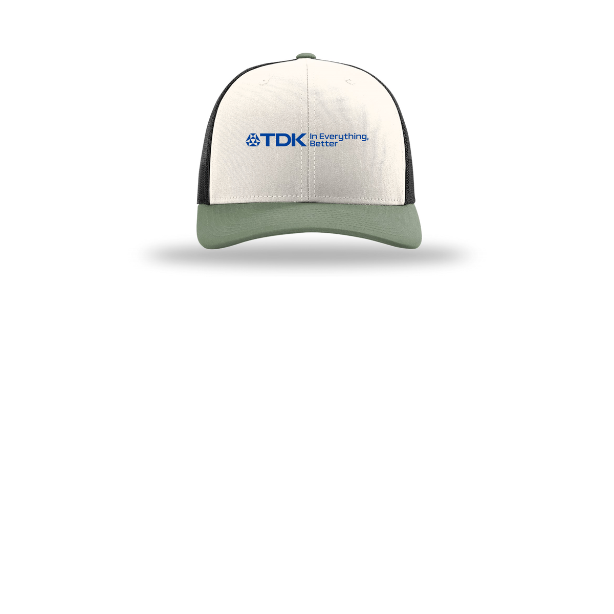tdk-richardson-trucker-cap-embroidery-capfront-R112-creamblackloden-flat-front