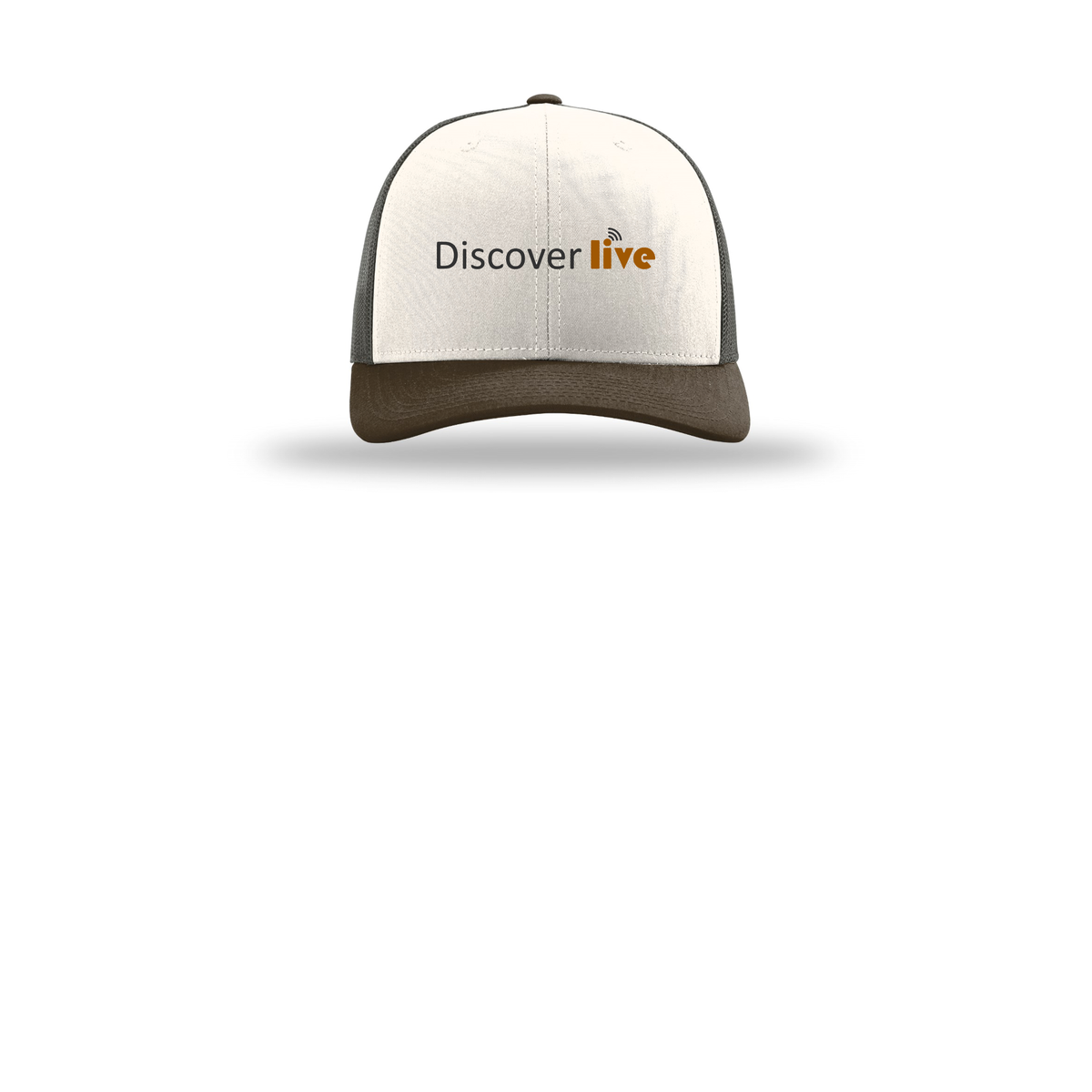 discover-richardson-trucker-cap-embroidery-capfront-R112-creamgreybrownbrown-flat-front