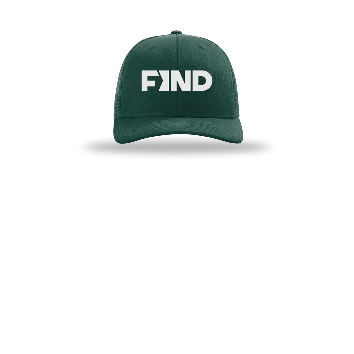findrealestate-richardson-trucker-cap-embroidery-capfront-R112-darkgreen-flat-front