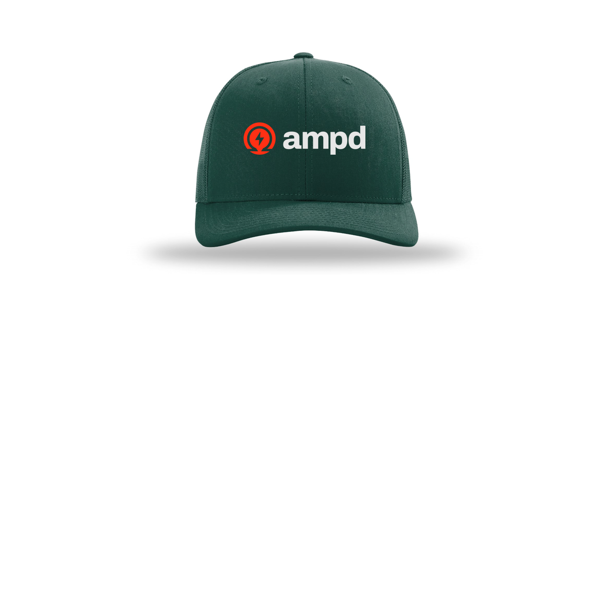 ampd-richardson-trucker-cap-embroidery-capfront-R112-darkgreen-flat-front