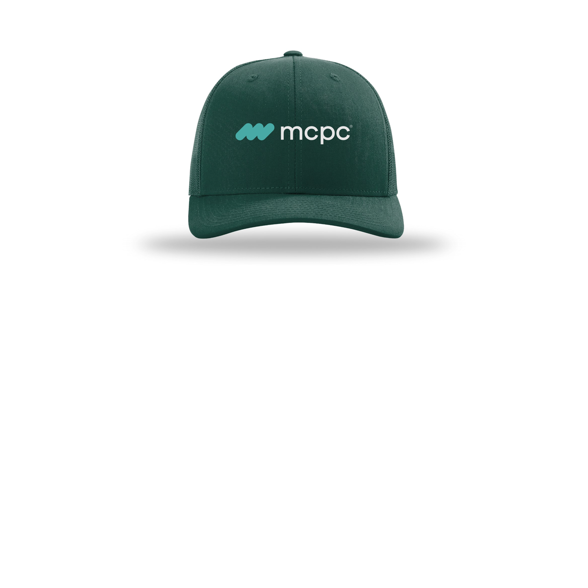 mcpc-richardson-trucker-cap-embroidery-capfront-R112-darkgreen-flat-front
