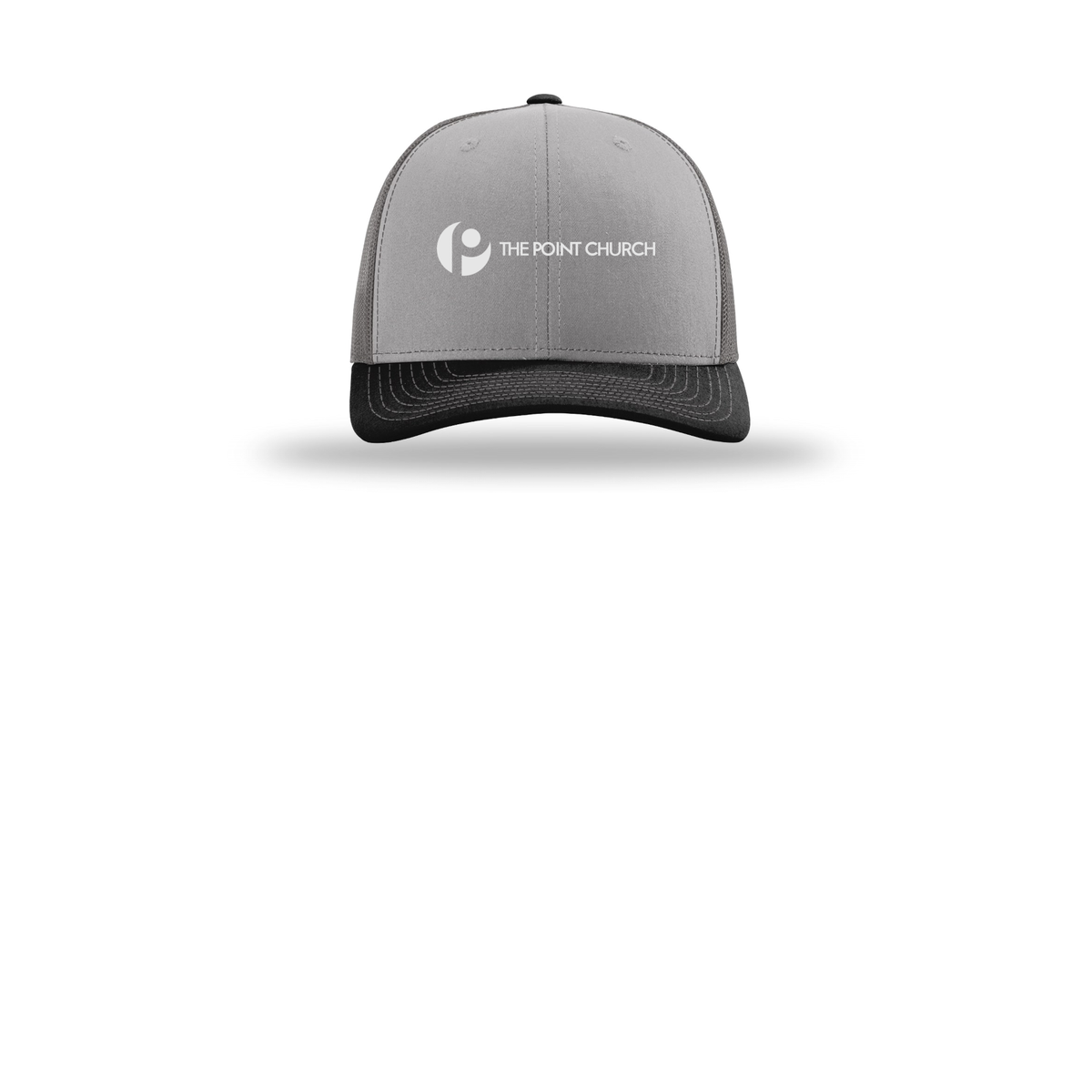thepointva-richardson-trucker-cap-embroidery-capfront-R112-greycharcoalblack-flat-front