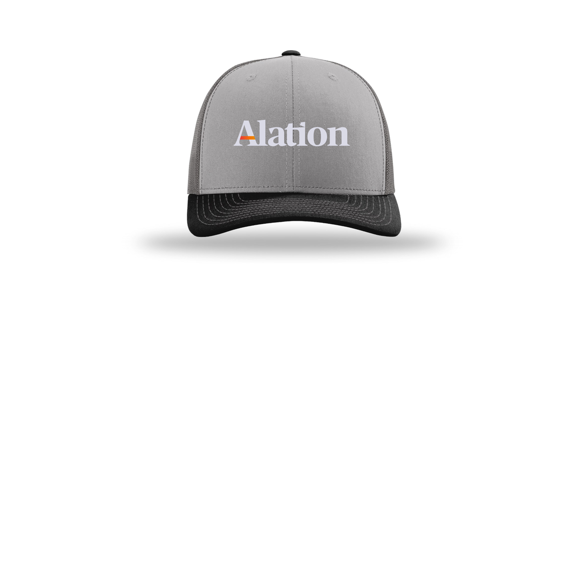 alation-richardson-trucker-cap-embroidery-capfront-R112-greycharcoalblack-flat-front