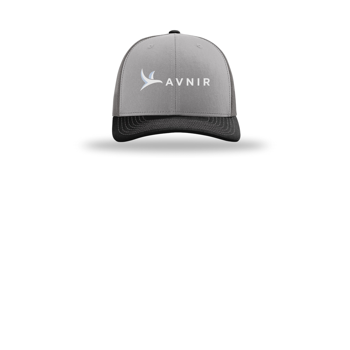 avnir-richardson-trucker-cap-embroidery-capfront-R112-greycharcoalblack-flat-front