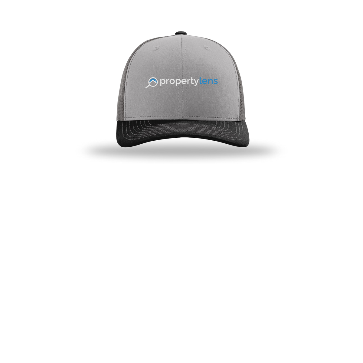 propertylens-richardson-trucker-cap-embroidery-capfront-R112-greycharcoalblack-flat-front