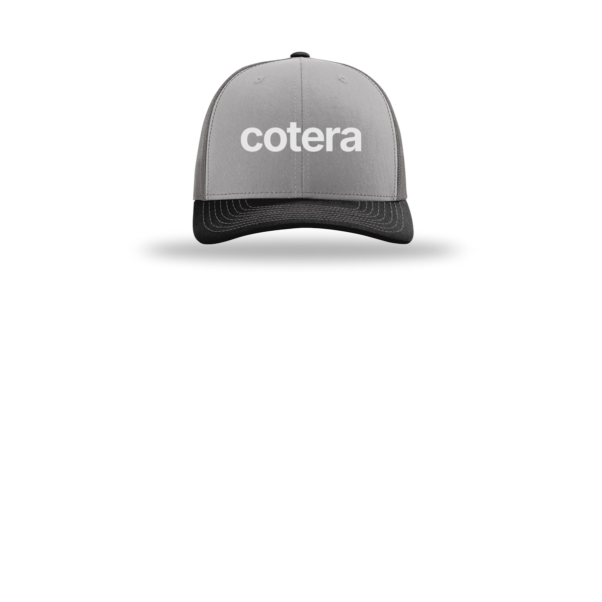 cotera-richardson-trucker-cap-embroidery-capfront-R112-greycharcoalblack-flat-front