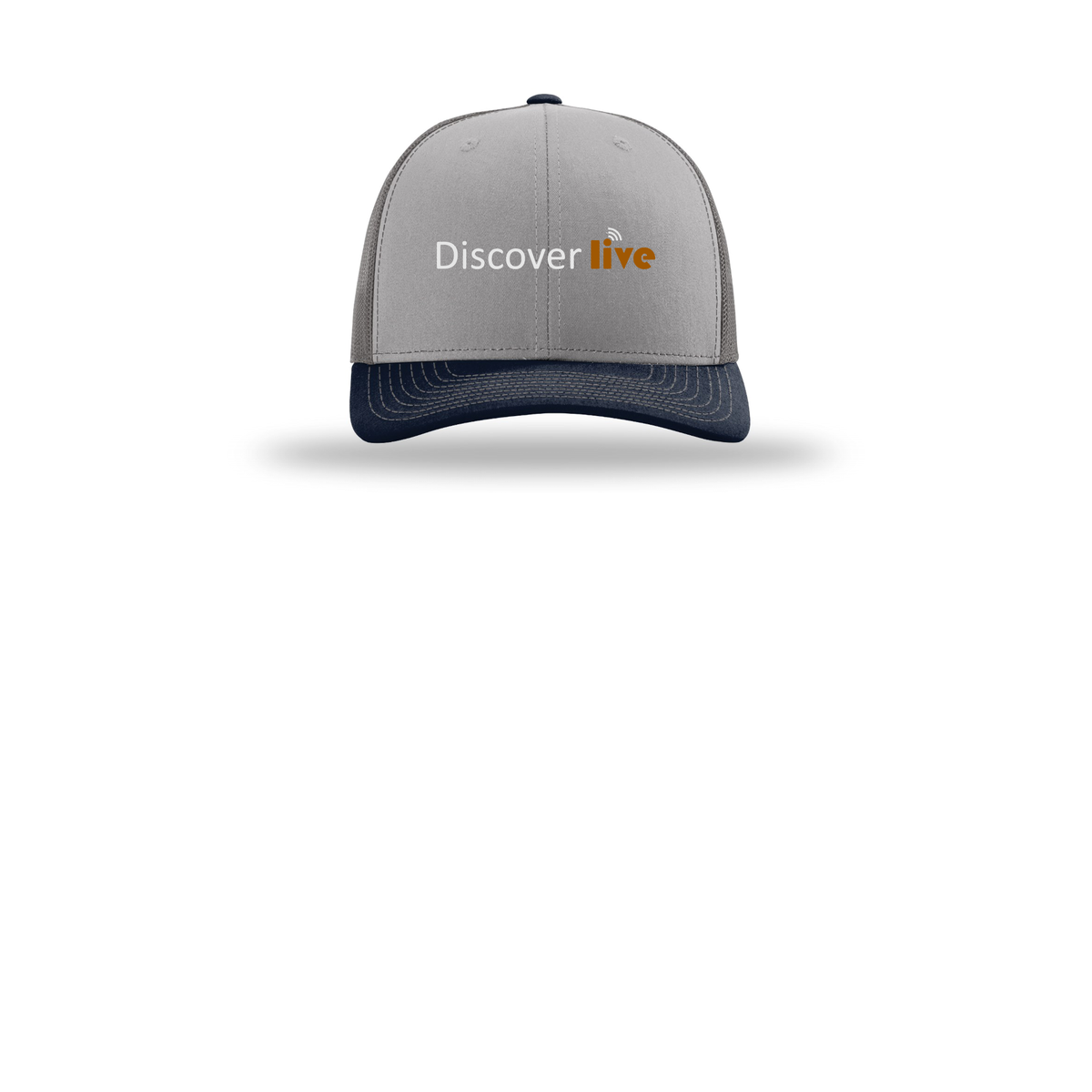 discover-richardson-trucker-cap-embroidery-capfront-R112-greycharcoalnavy-flat-front