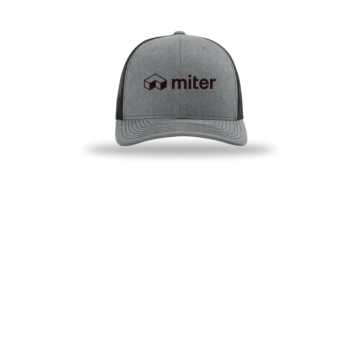 miter-richardson-trucker-cap-embroidery-capfront-R112-heathergreyblack-flat-front