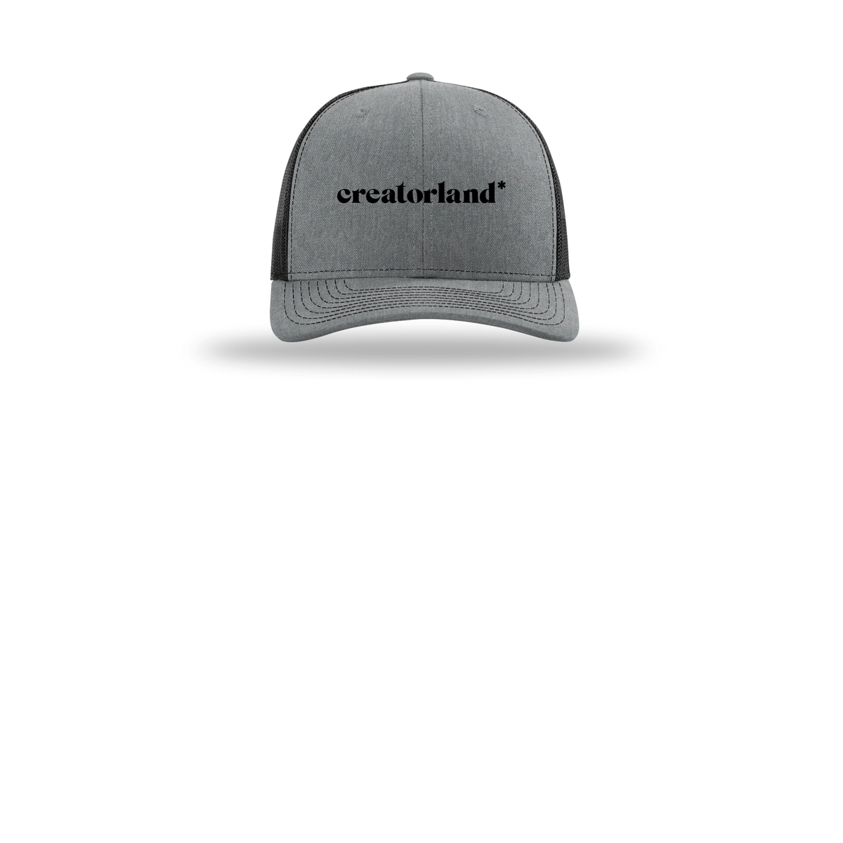 creatorland-richardson-trucker-cap-embroidery-capfront-R112-heathergreyblack-flat-front
