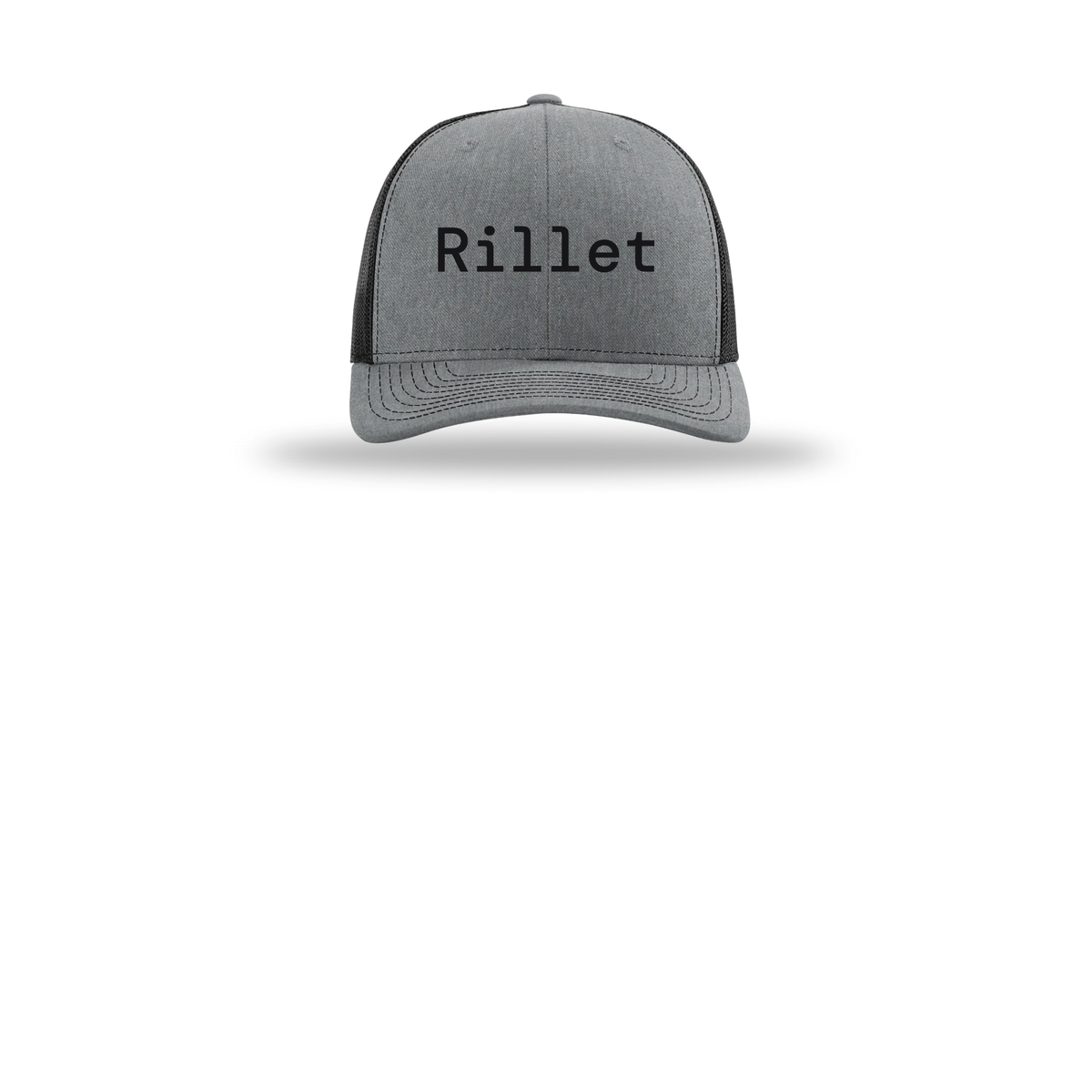 rillet-richardson-trucker-cap-embroidery-capfront-R112-heathergreyblack-flat-front