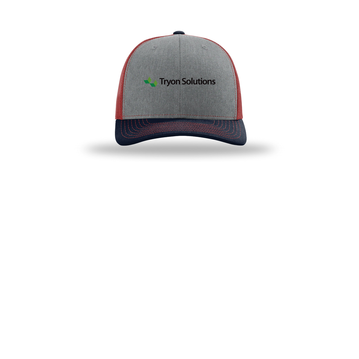 tryonsolutions-richardson-trucker-cap-embroidery-capfront-R112-heathergreycardinalnavy-flat-front