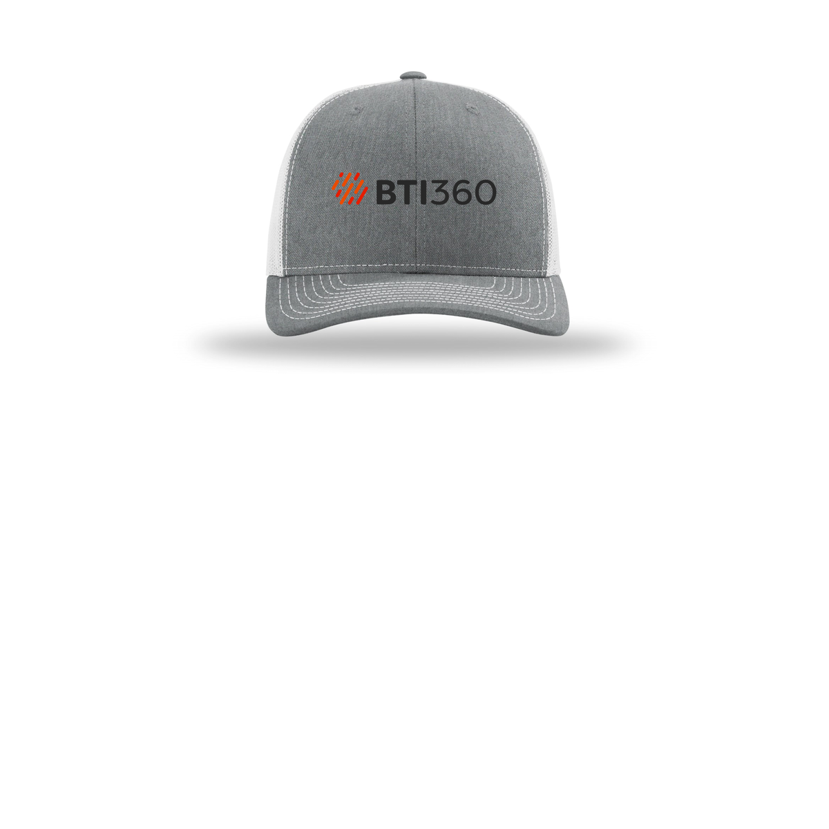 bti360-richardson-trucker-cap-embroidery-capfront-R112-heathergreylightgrey-flat-front