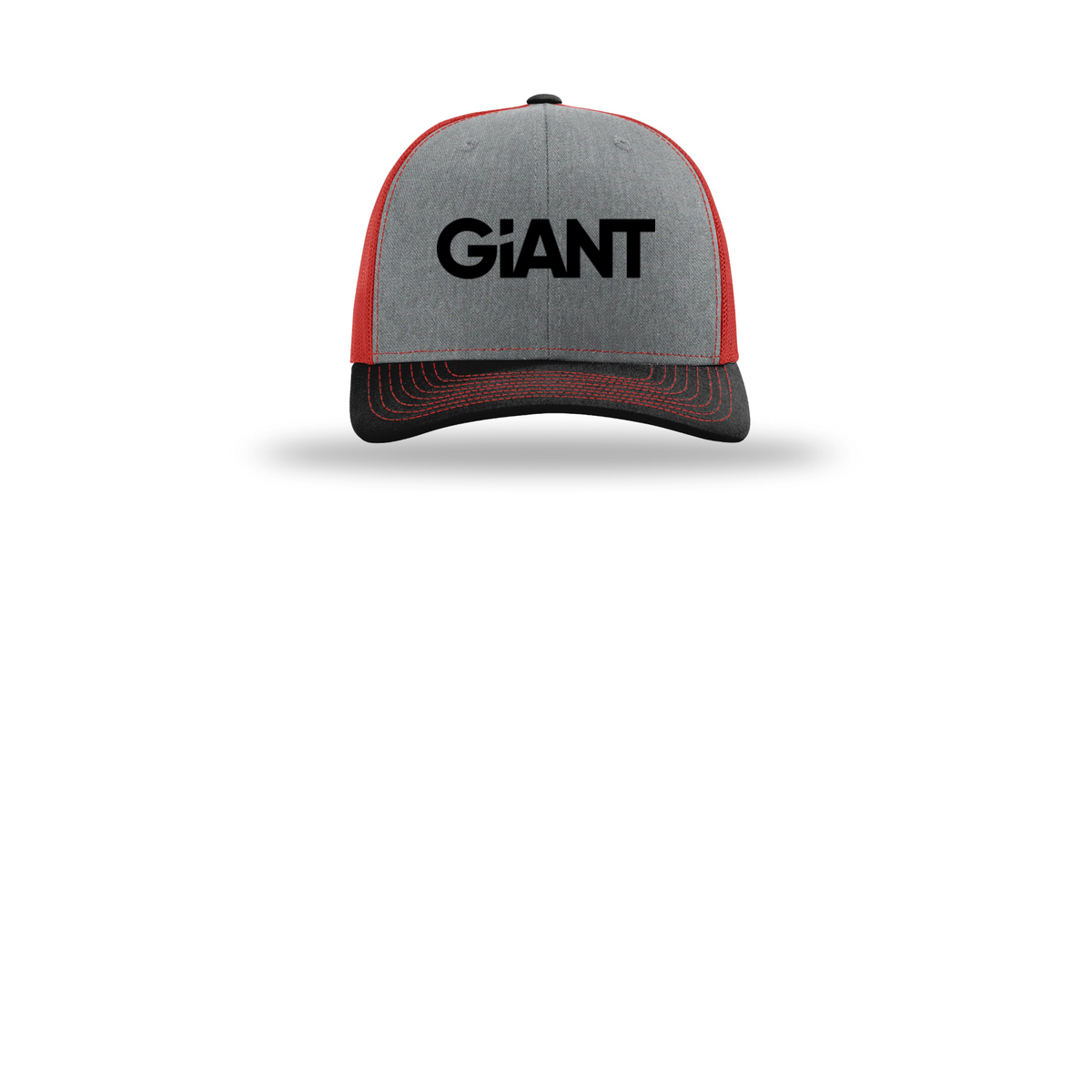 giantworldwide-richardson-trucker-cap-embroidery-capfront-R112-heathergreyredblack-flat-front
