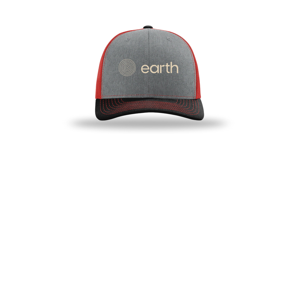 earthfuneral-richardson-trucker-cap-embroidery-capfront-R112-heathergreyredblack-flat-front