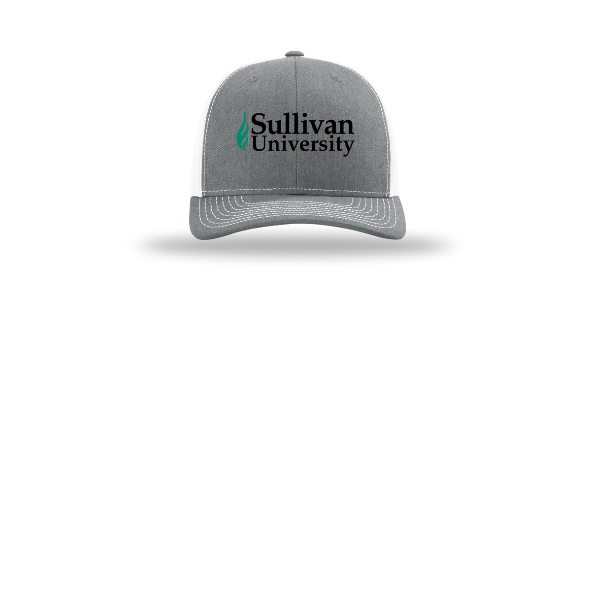 sullivan-richardson-trucker-cap-embroidery-capfront-R112-heathergreywhite-flat-front