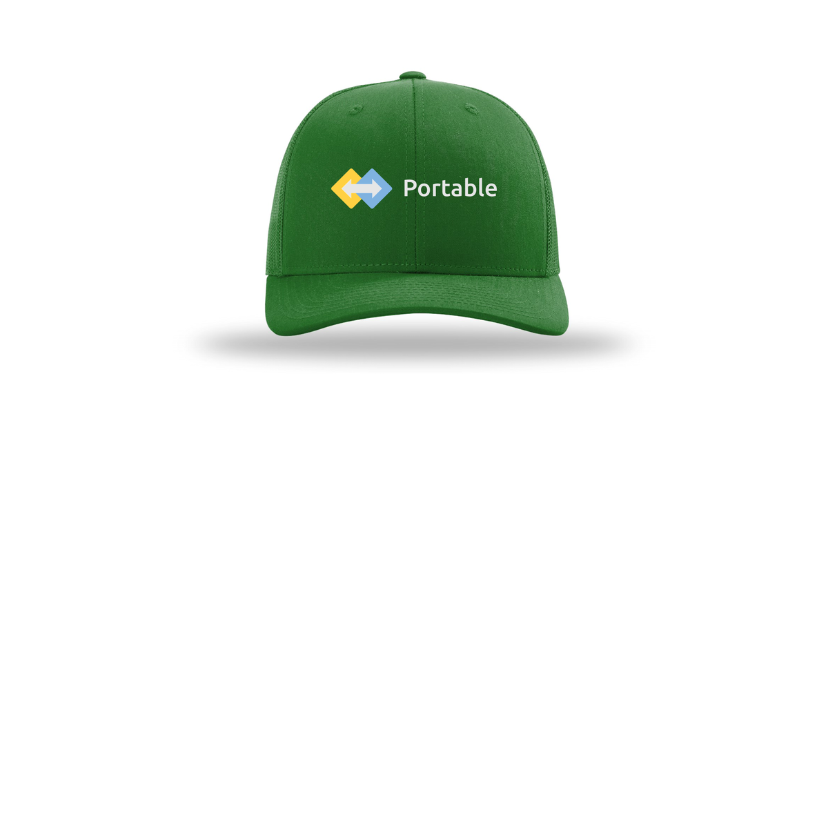 portable-richardson-trucker-cap-embroidery-capfront-R112-kelly-flat-front