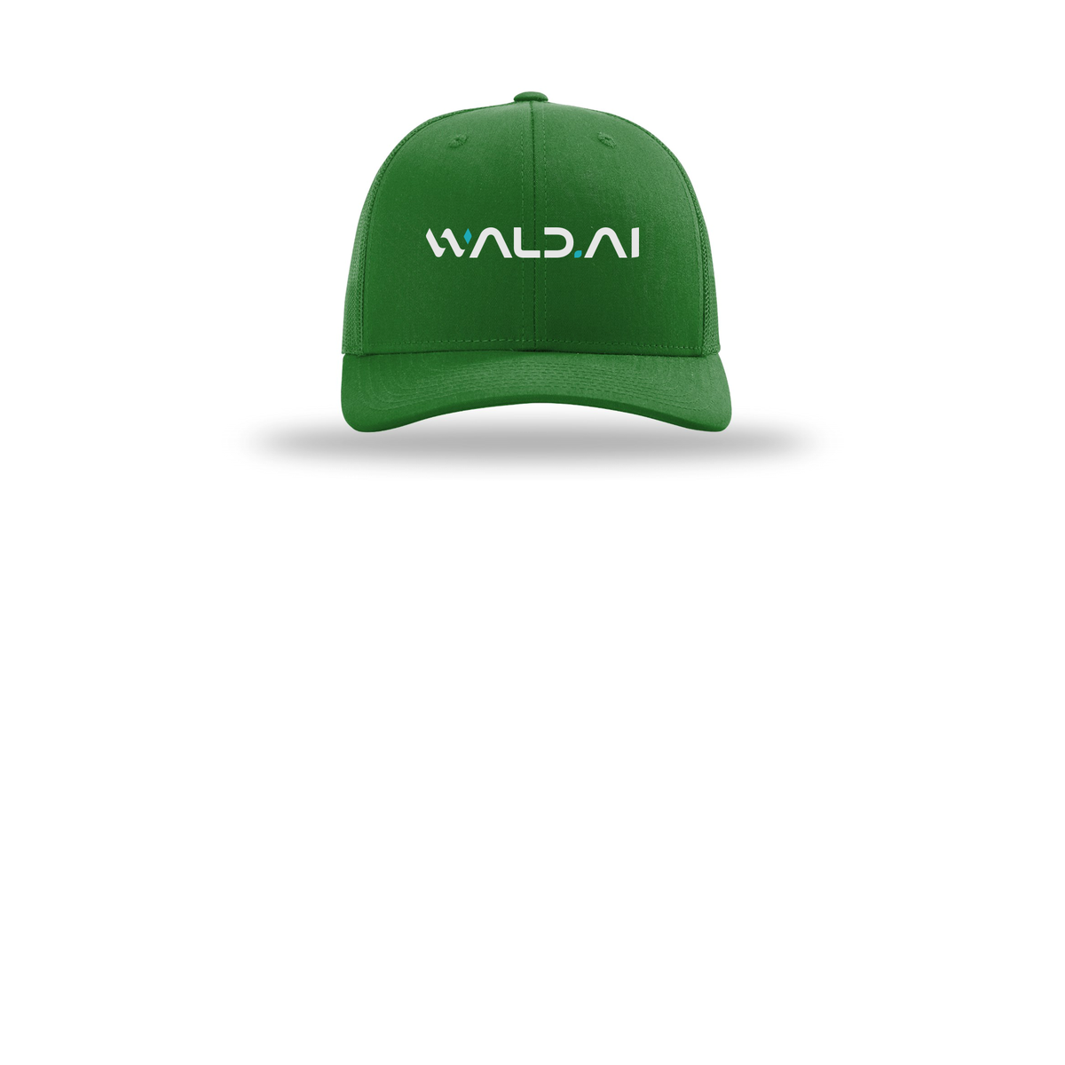 wald-richardson-trucker-cap-embroidery-capfront-R112-kelly-flat-front