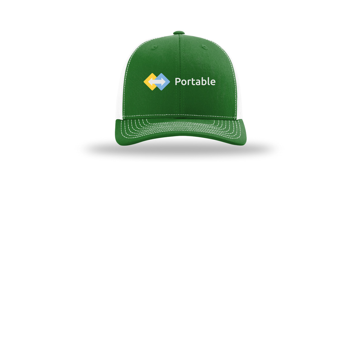 portable-richardson-trucker-cap-embroidery-capfront-R112-kellywhite-flat-front