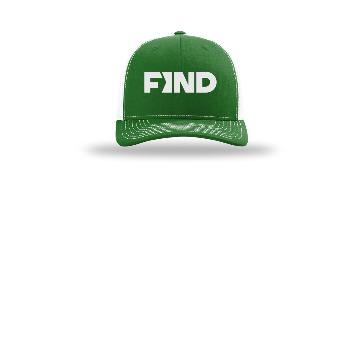 findrealestate-richardson-trucker-cap-embroidery-capfront-R112-kellywhite-flat-front