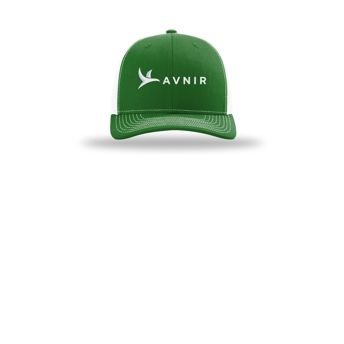 avnir-richardson-trucker-cap-embroidery-capfront-R112-kellywhite-flat-front