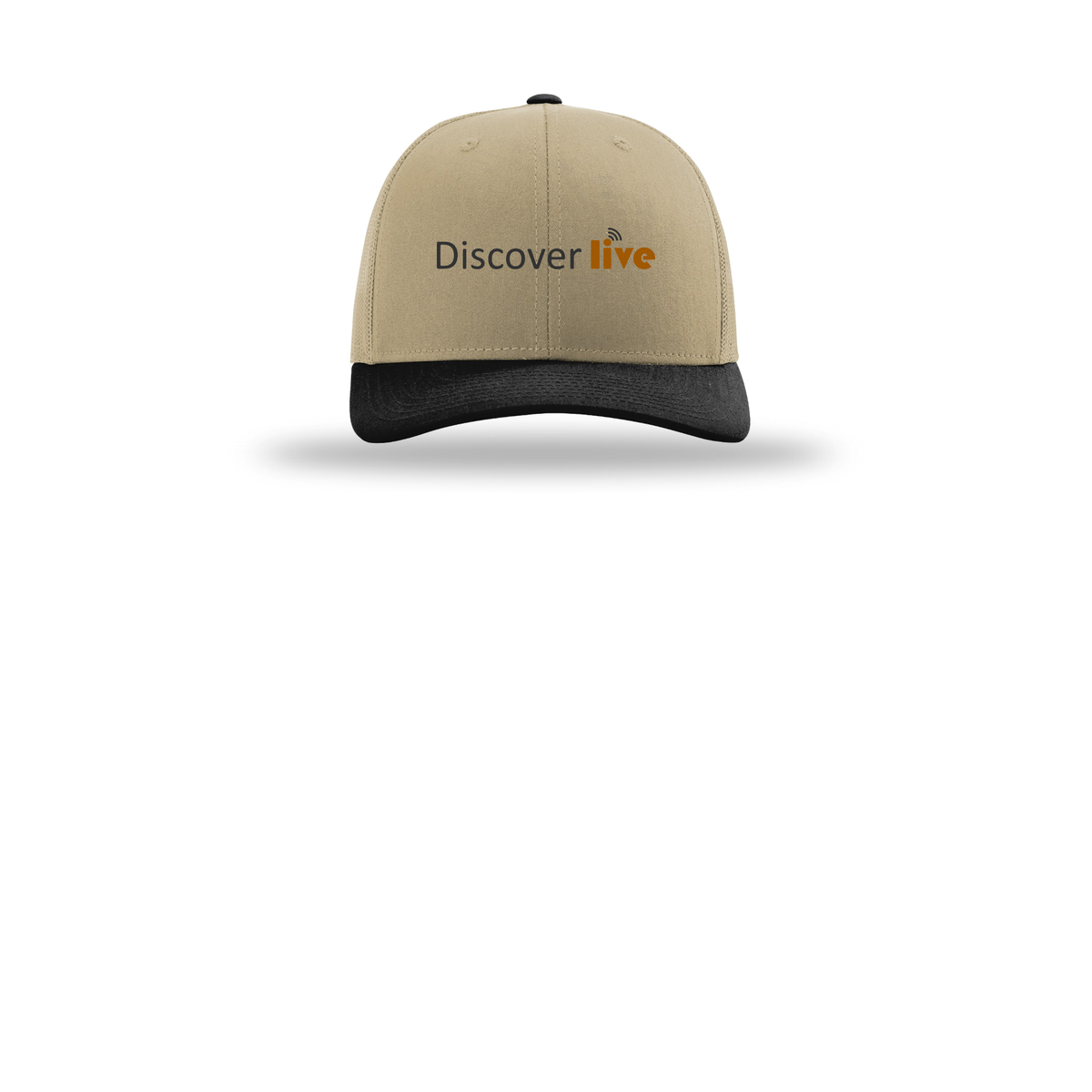 discover-richardson-trucker-cap-embroidery-capfront-R112-khakikhakiblack-flat-front