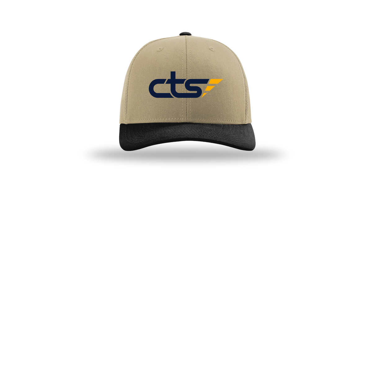 cts1-richardson-trucker-cap-embroidery-capfront-R112-khakikhakiblack-flat-front