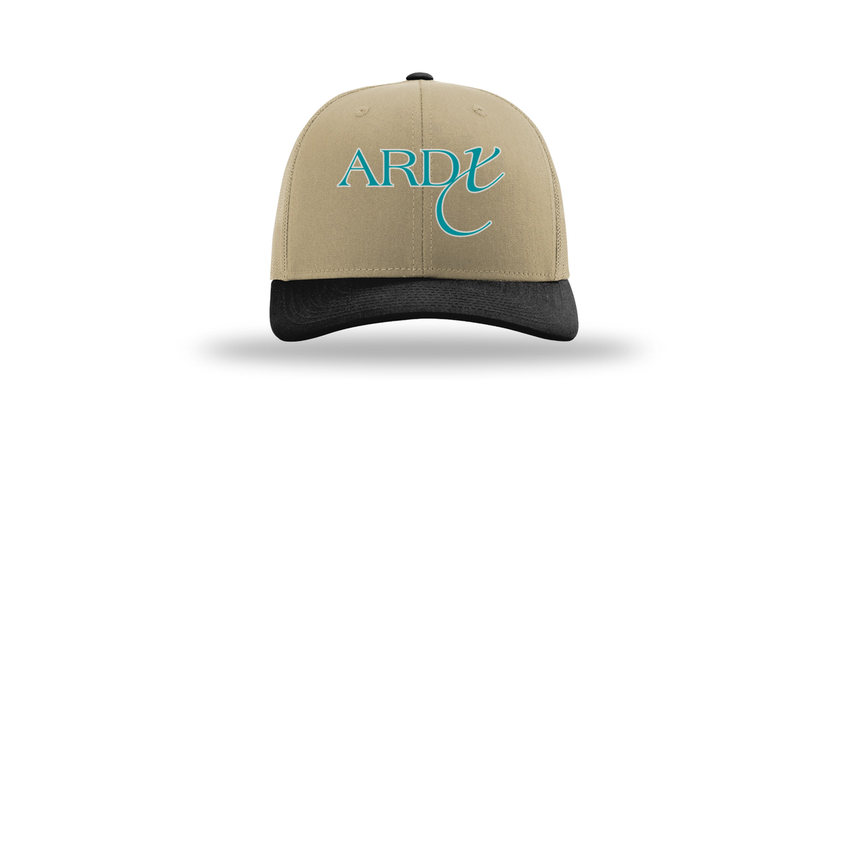 ardx-richardson-trucker-cap-embroidery-capfront-R112-khakikhakiblack-flat-front
