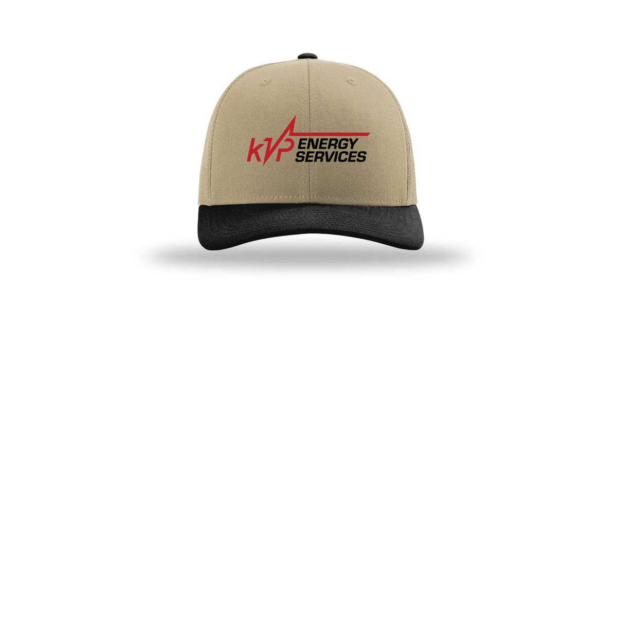 kvpenergy-richardson-trucker-cap-embroidery-capfront-R112-khakikhakiblack-flat-front
