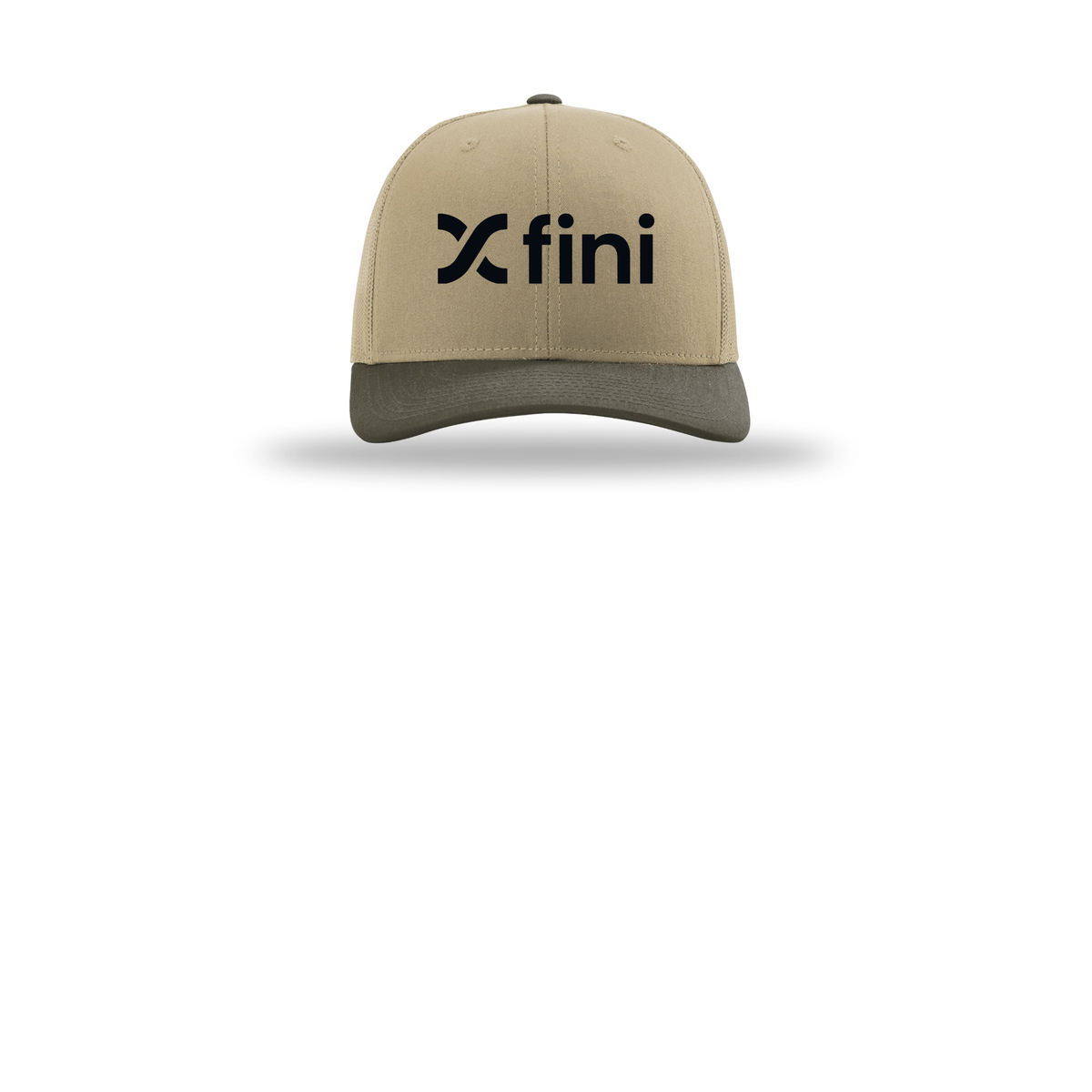 usefini-richardson-trucker-cap-embroidery-capfront-R112-khakikhakichocolatechip-flat-front