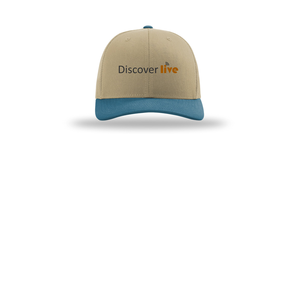 discover-richardson-trucker-cap-embroidery-capfront-R112-khakikhakilegionblue-flat-front
