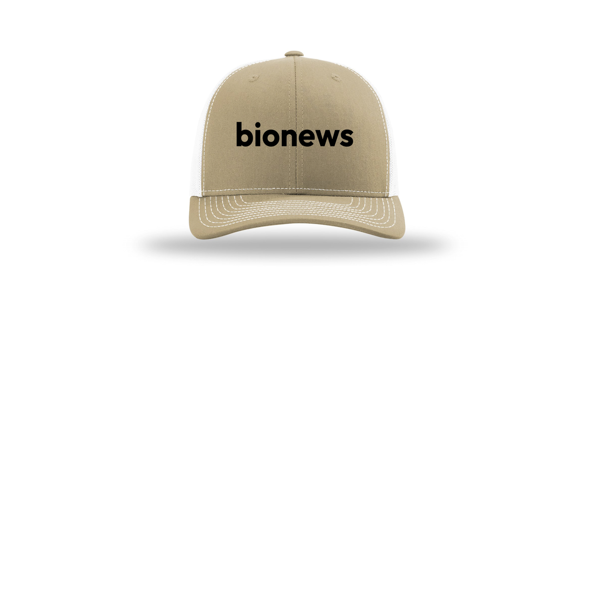 bionews-richardson-trucker-cap-embroidery-capfront-R112-khakiwhite-flat-front