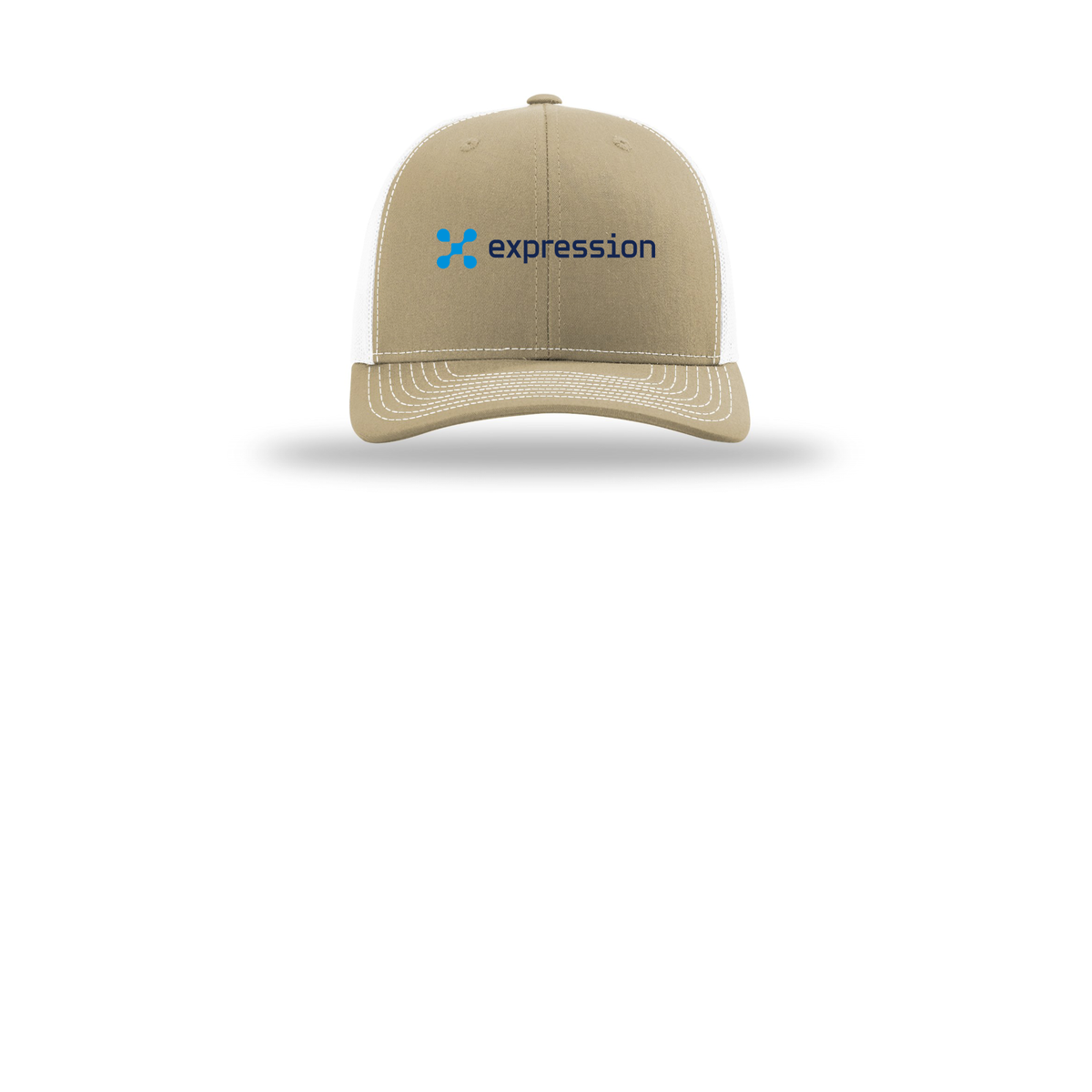 expr-richardson-trucker-cap-embroidery-capfront-R112-khakiwhite-flat-front