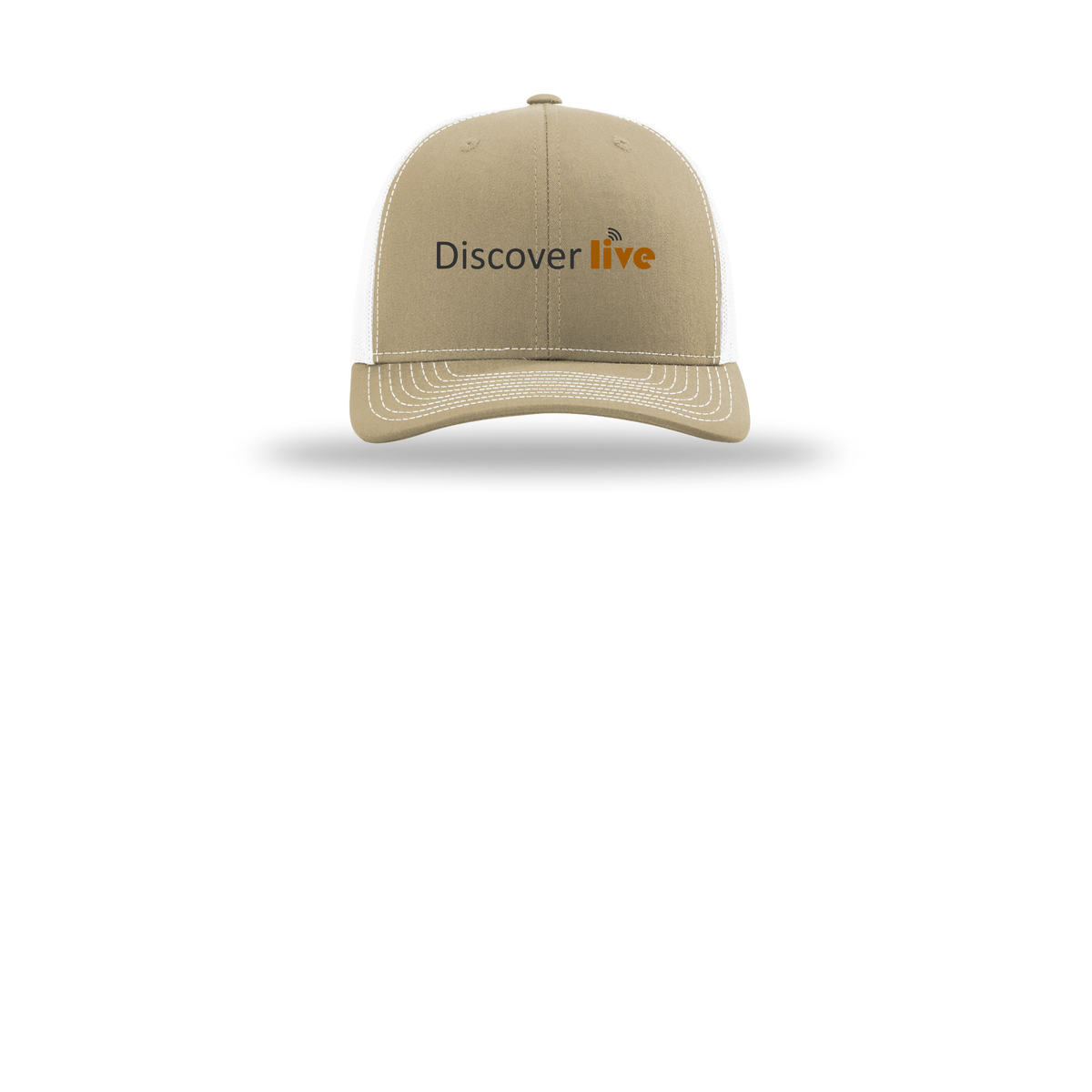 discover-richardson-trucker-cap-embroidery-capfront-R112-khakiwhite-flat-front