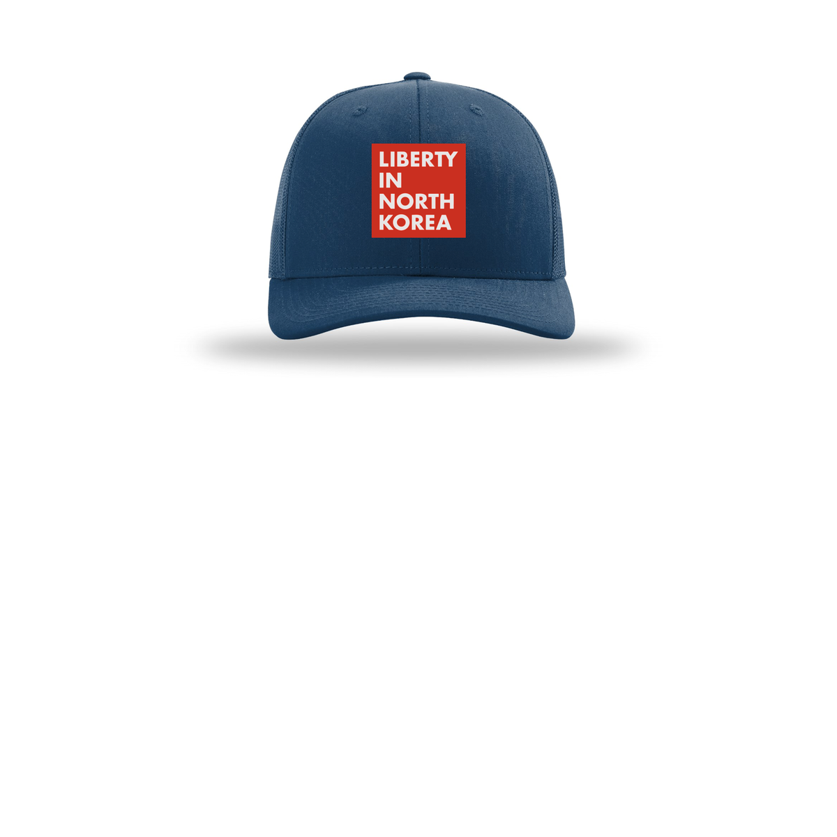 libertyinnorthkorea-richardson-trucker-cap-embroidery-capfront-R112-lightblue-flat-front