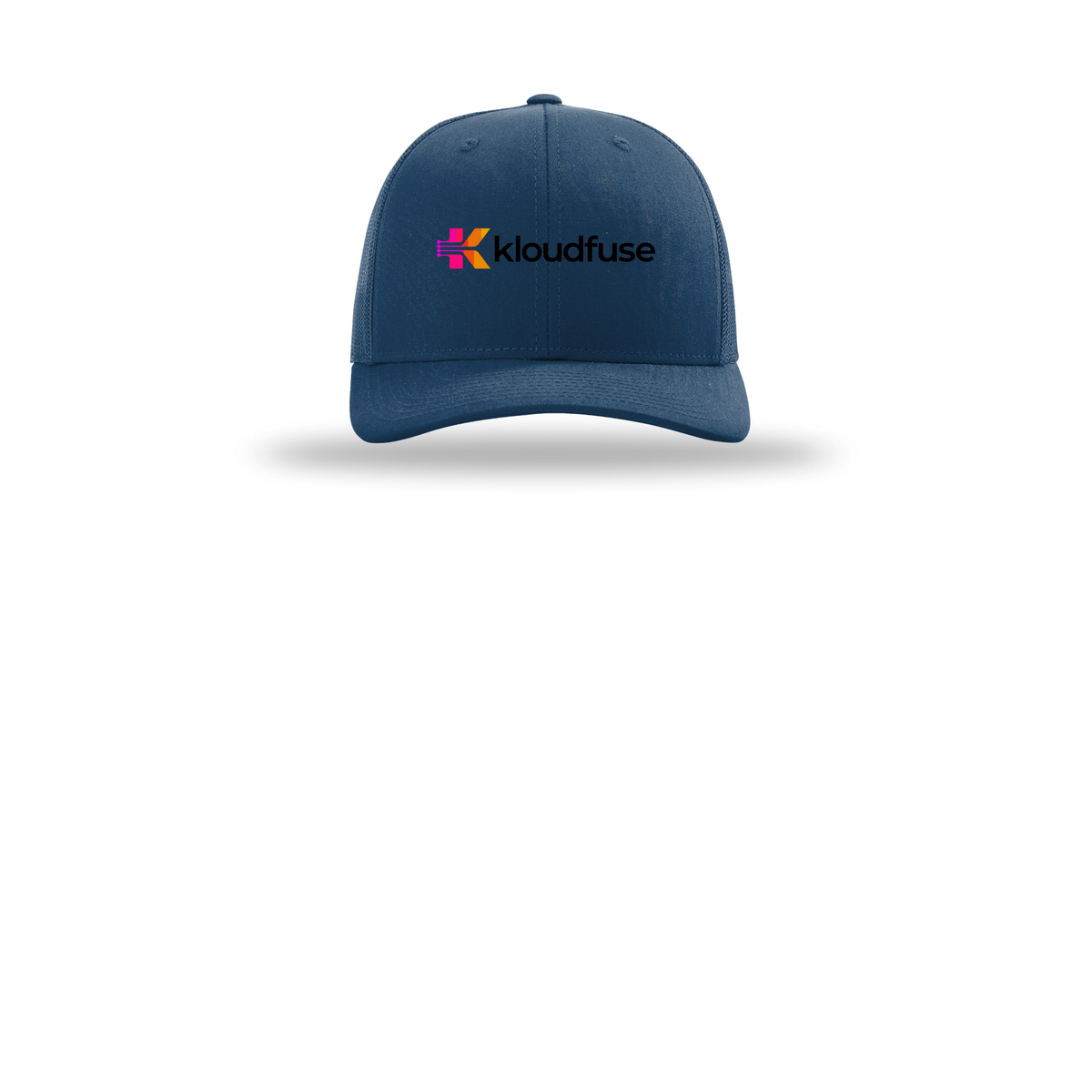 kloudfuse-richardson-trucker-cap-embroidery-capfront-R112-lightblue-flat-front