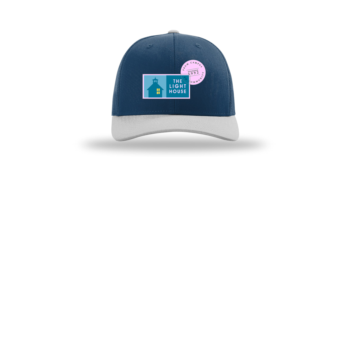 lhcampus-richardson-trucker-cap-embroidery-capfront-R112-lightbluelightbluelightgrey-flat-front