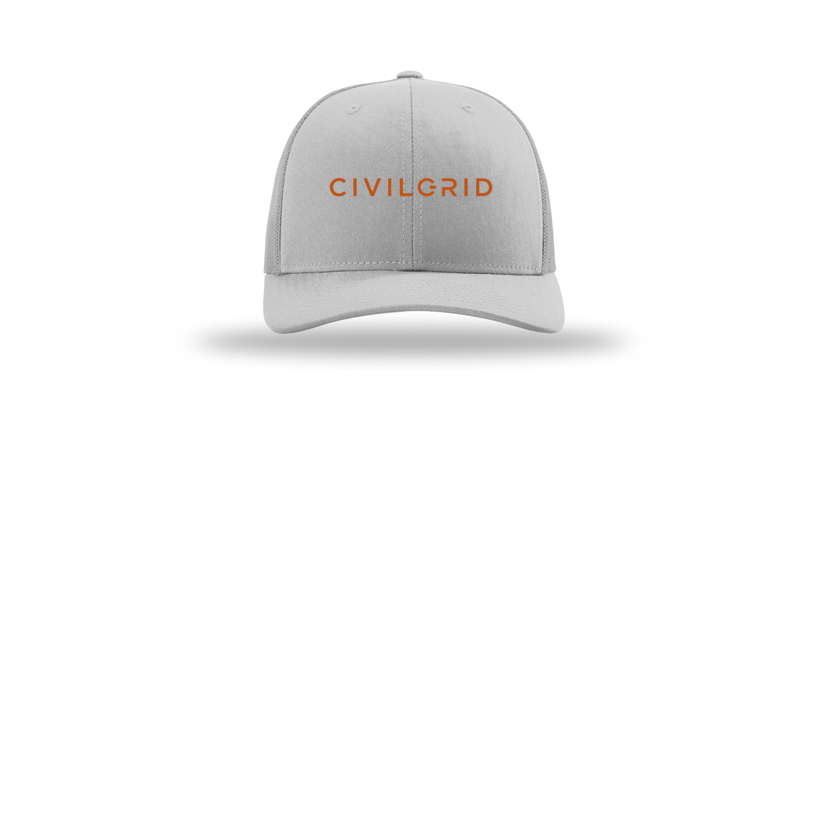 civilgrid-richardson-trucker-cap-embroidery-capfront-R112-lightgrey-flat-front