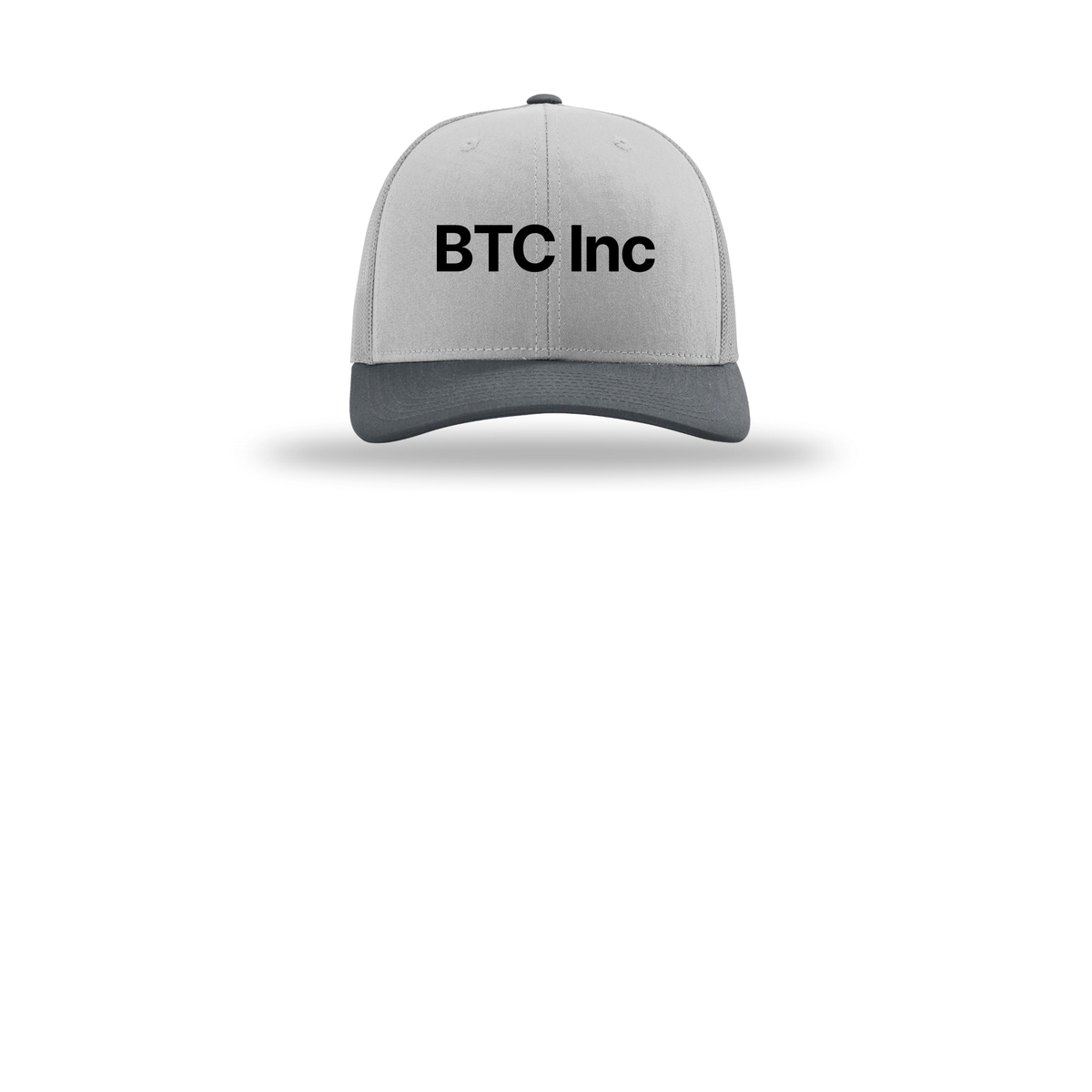 btc-richardson-trucker-cap-embroidery-capfront-R112-lightgreylightgreygunmetal-flat-front