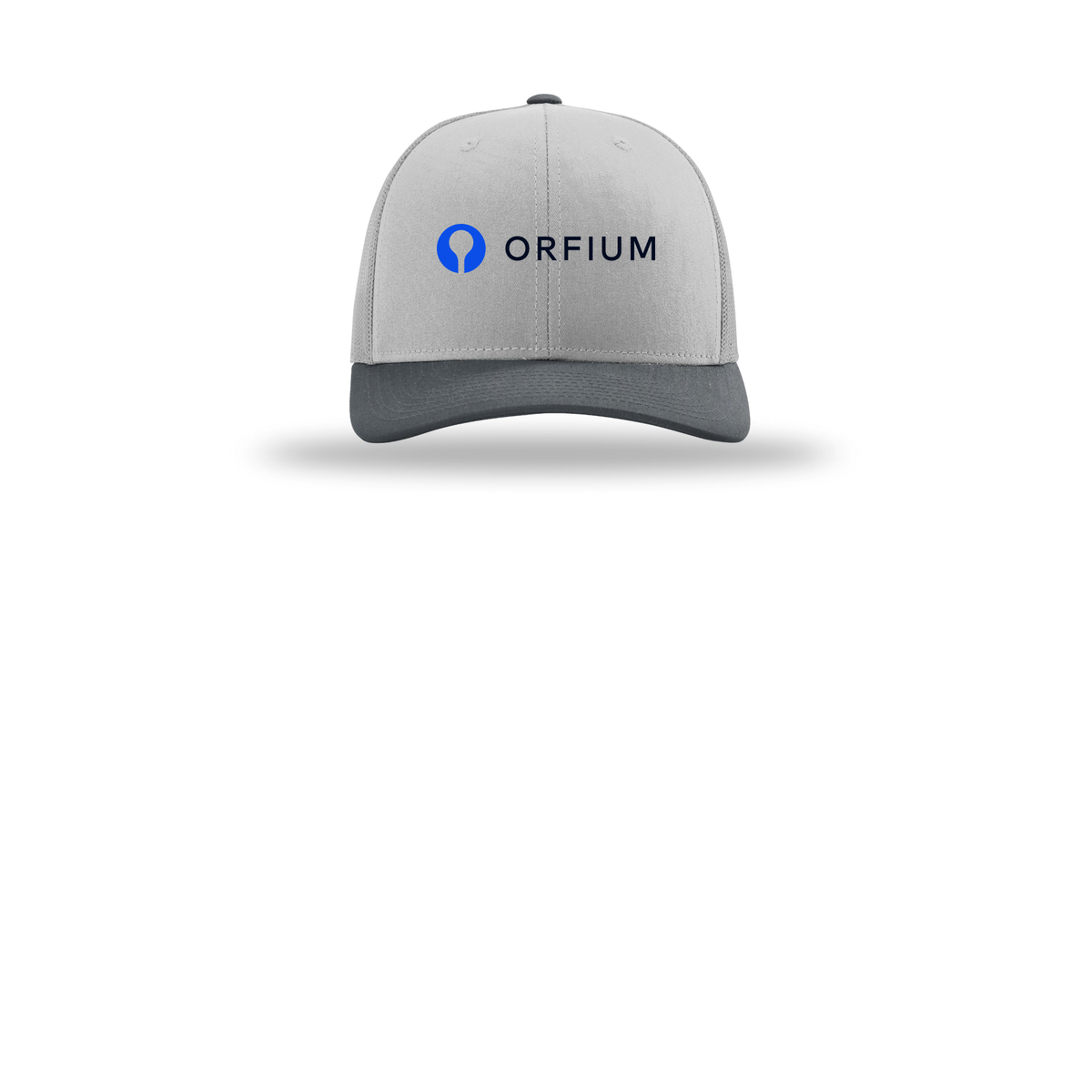 orfium-richardson-trucker-cap-embroidery-capfront-R112-lightgreylightgreygunmetal-flat-front