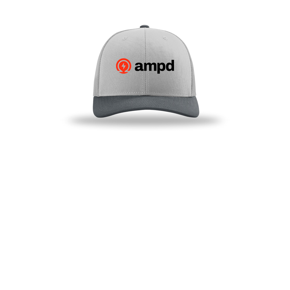 ampd-richardson-trucker-cap-embroidery-capfront-R112-lightgreylightgreygunmetal-flat-front