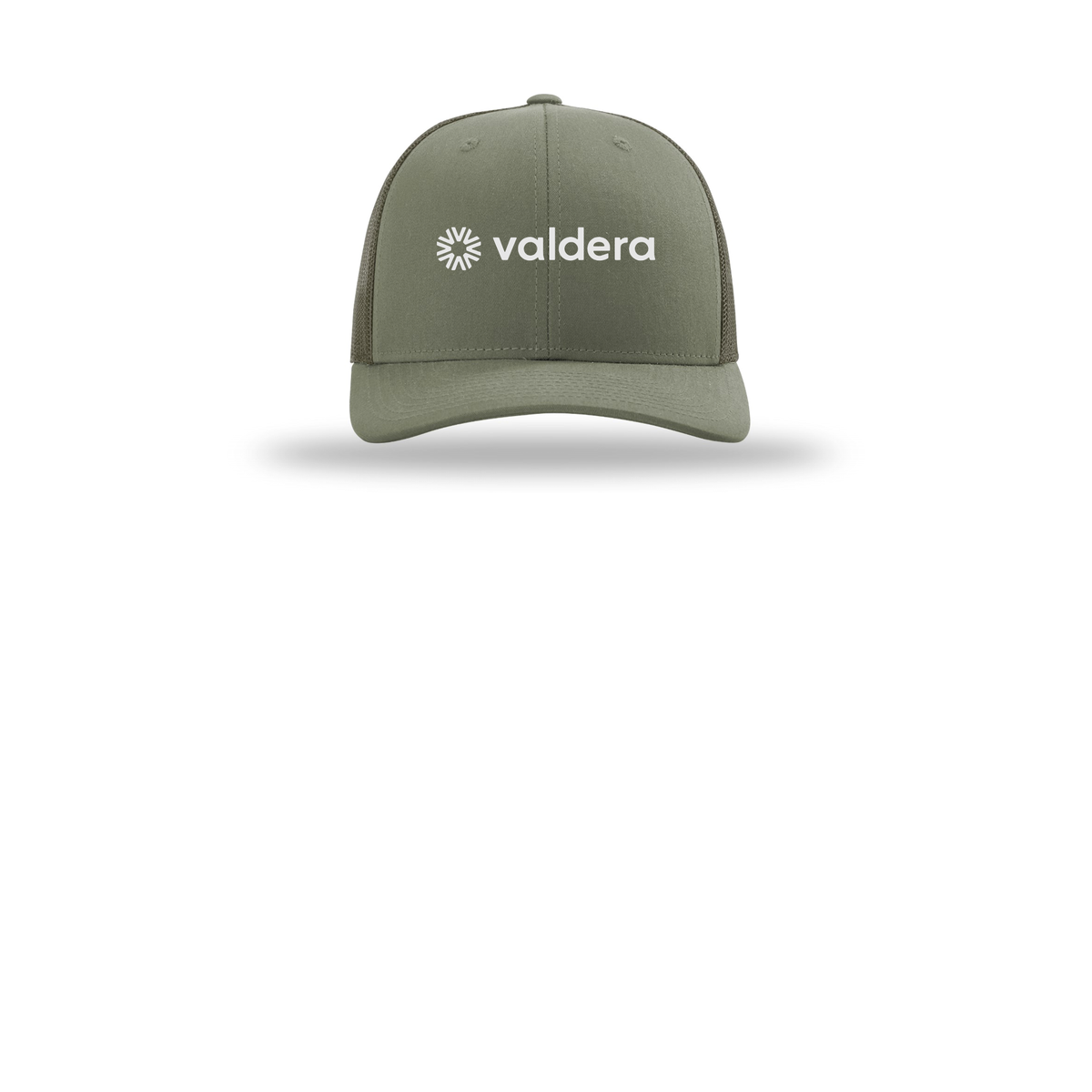 valdera-richardson-trucker-cap-embroidery-capfront-R112-loden-flat-front