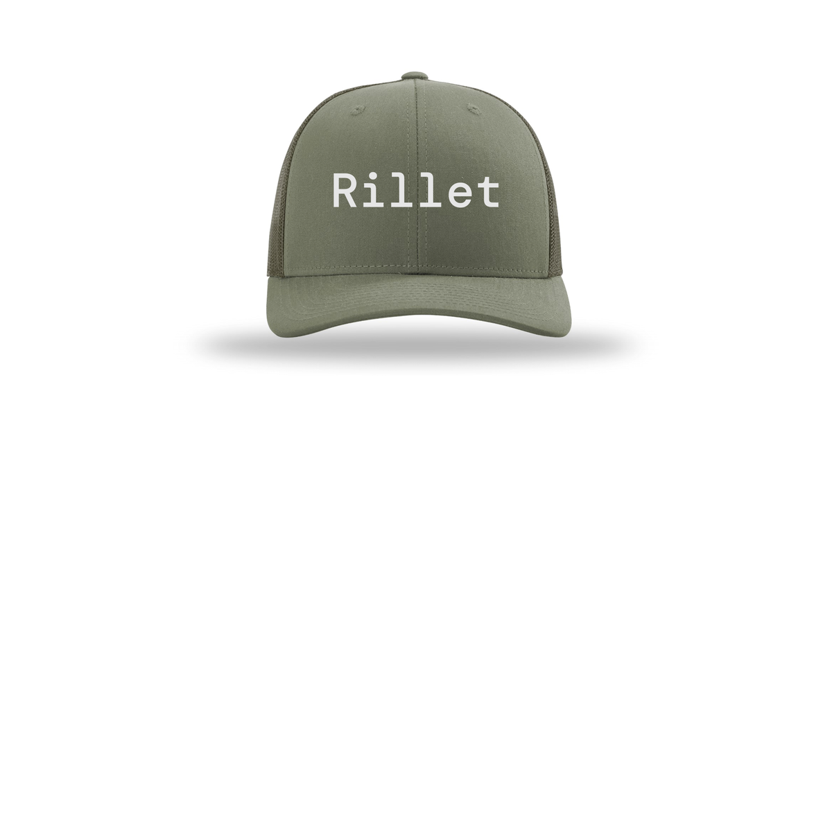 rillet-richardson-trucker-cap-embroidery-capfront-R112-loden-flat-front