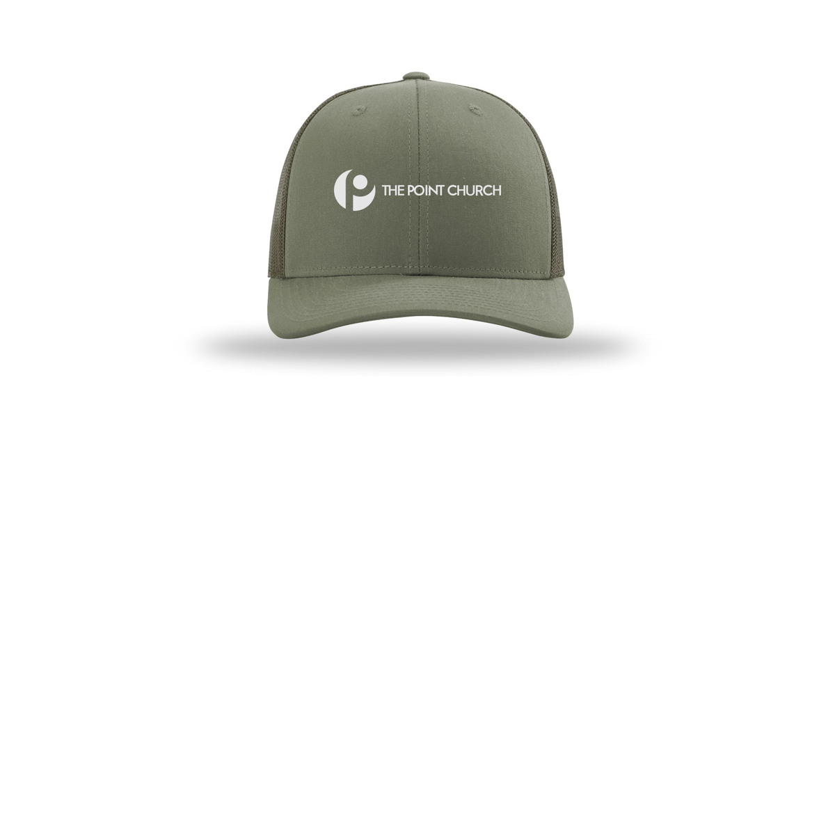 thepointva-richardson-trucker-cap-embroidery-capfront-R112-loden-flat-front