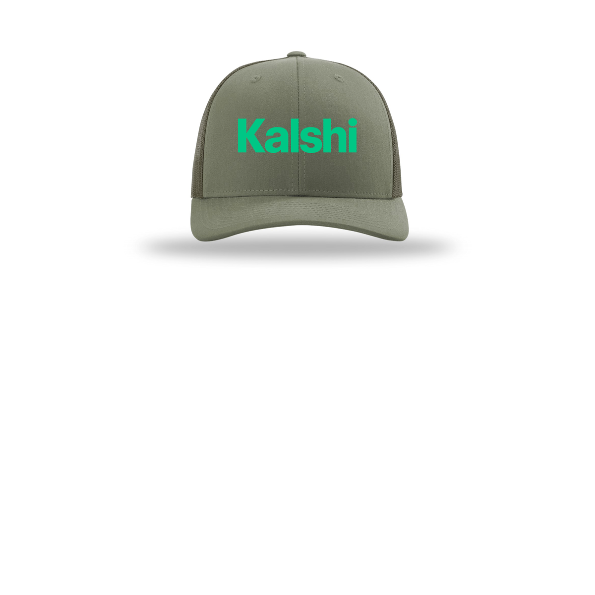 kalshi-richardson-trucker-cap-embroidery-capfront-R112-loden-flat-front