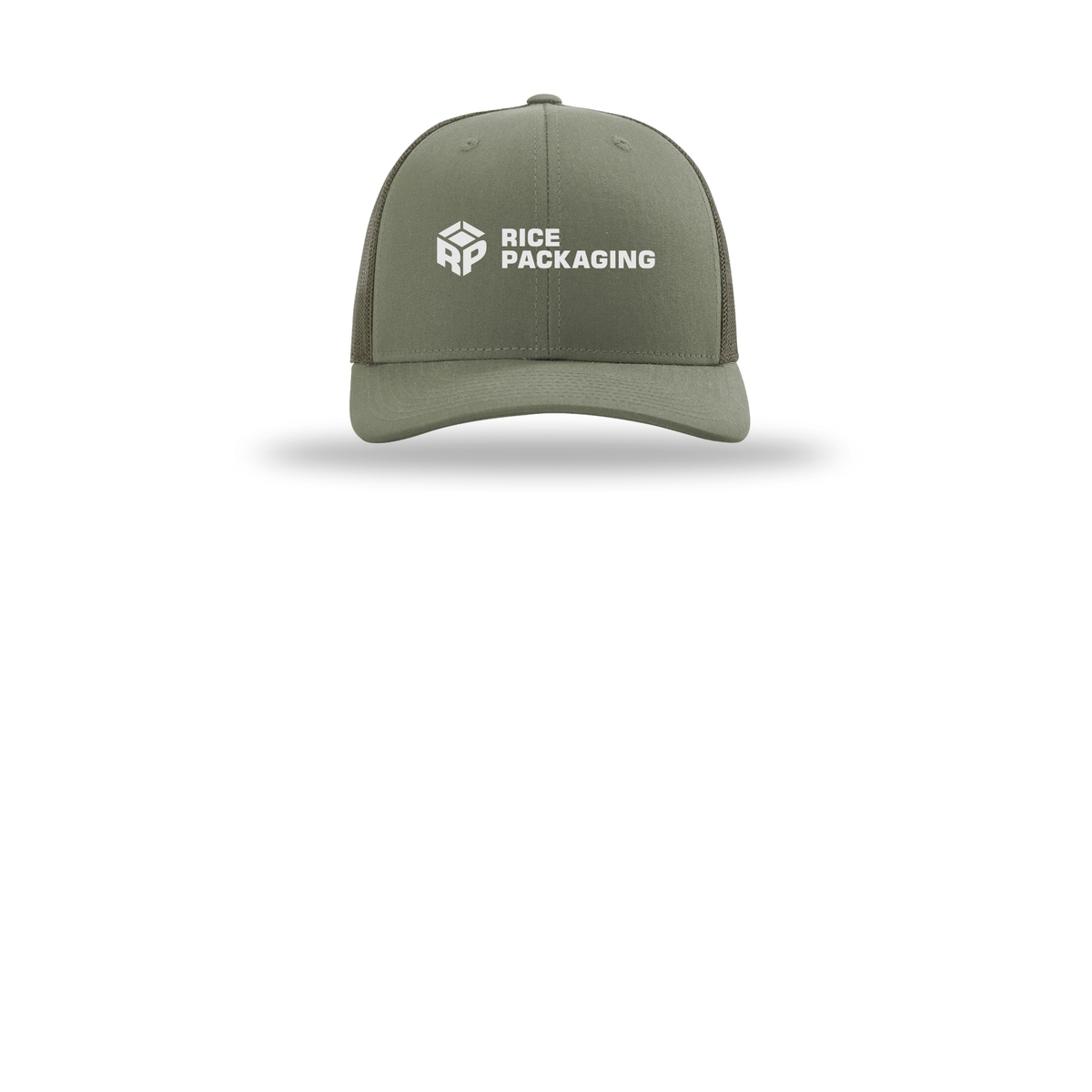 ricepackaging-richardson-trucker-cap-embroidery-capfront-R112-loden-flat-front