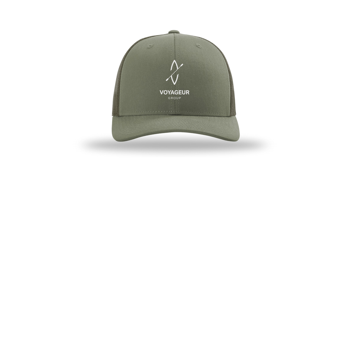 voyageurgroup-richardson-trucker-cap-embroidery-capfront-R112-loden-flat-front